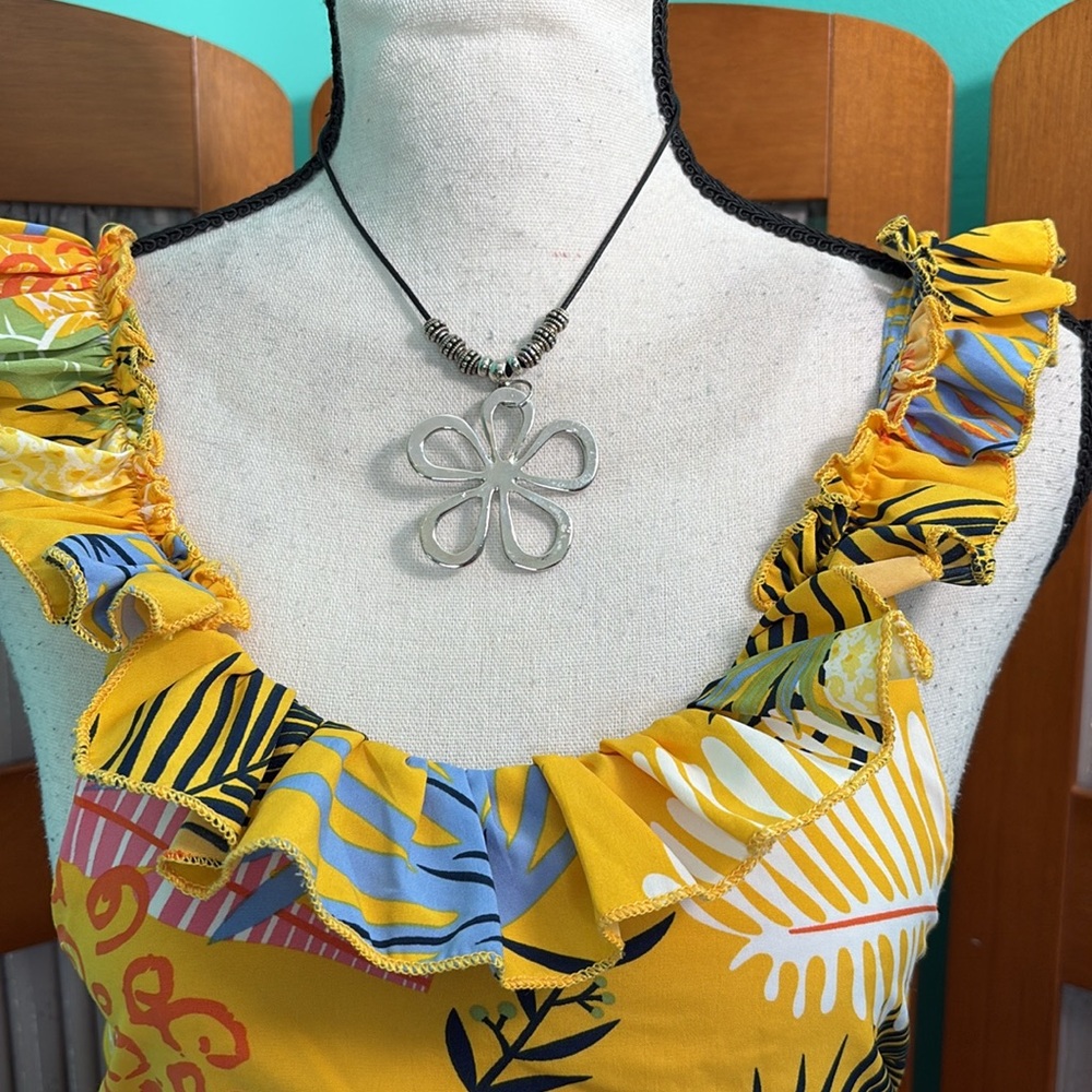 Sunny Floral Kids Dress - Picture 2 of 9